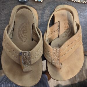 Rainbow Kids Brown Sandals